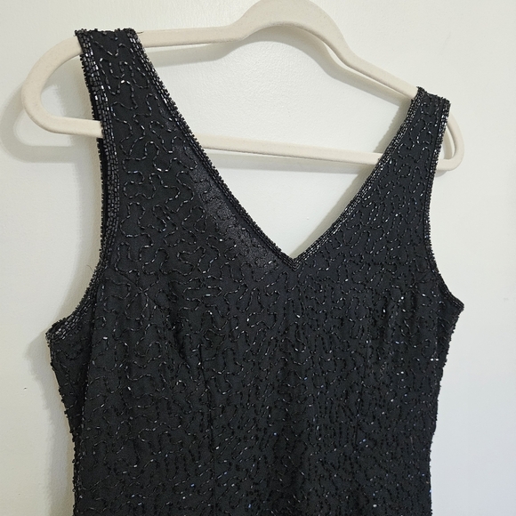 Vintage Beaded Y2K Night Out Dress Size Medium - Picture 2 of 10